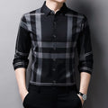 Camisa Masculina de Seda Estilo Atemporal