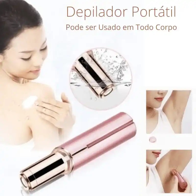 Depilador Feminino Elétrico Mini Portátil