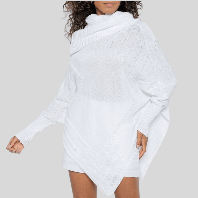 Blusa Feminina de Frio Gola Alta Tricô Califórnia