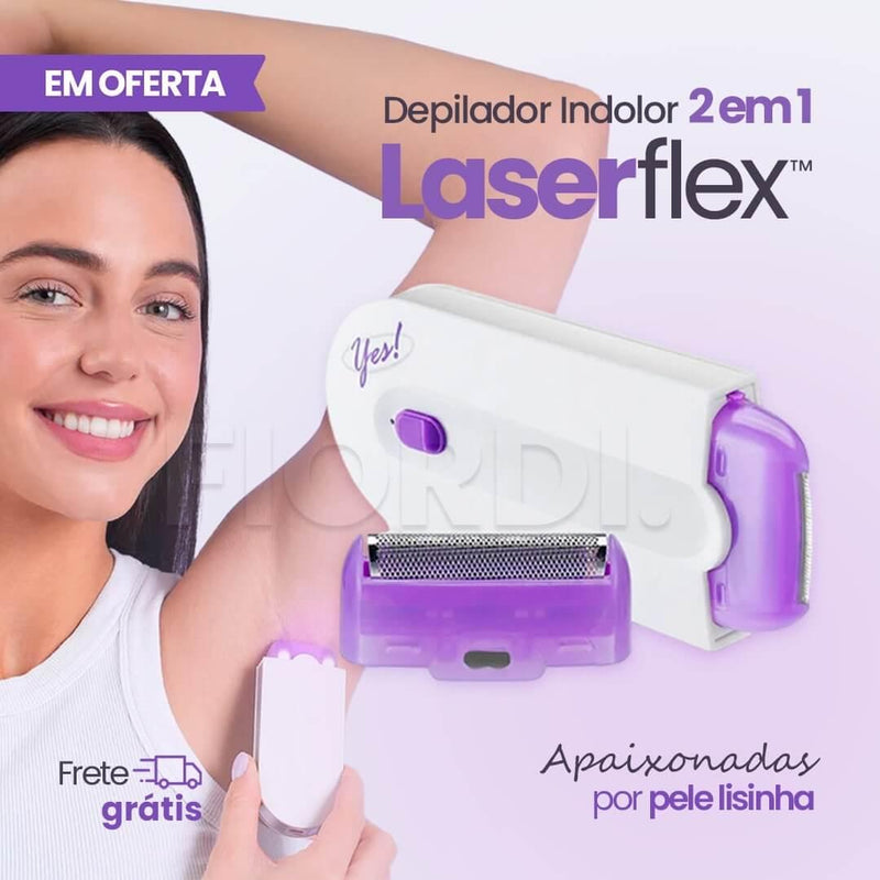 Depilador Indolor 2 em 1 - LaserFlex™ + [Brinde Exclusivo] - shopexclusiva