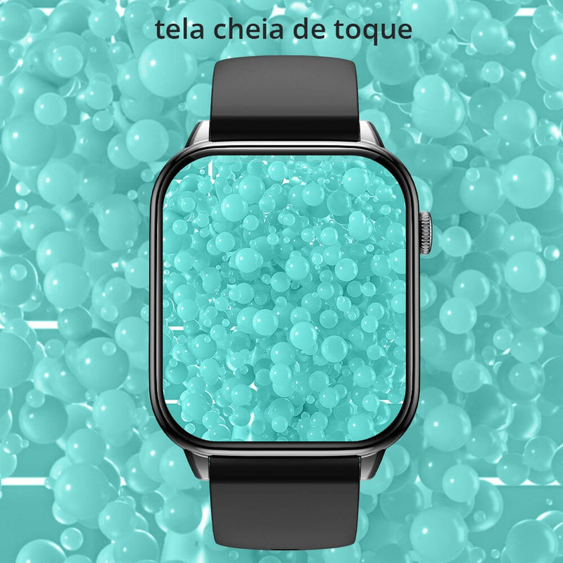 Smartwatch Wellness À Prova D'Água Bateria 7 dias - Cuida Da Sua Saúde e Bem Estar