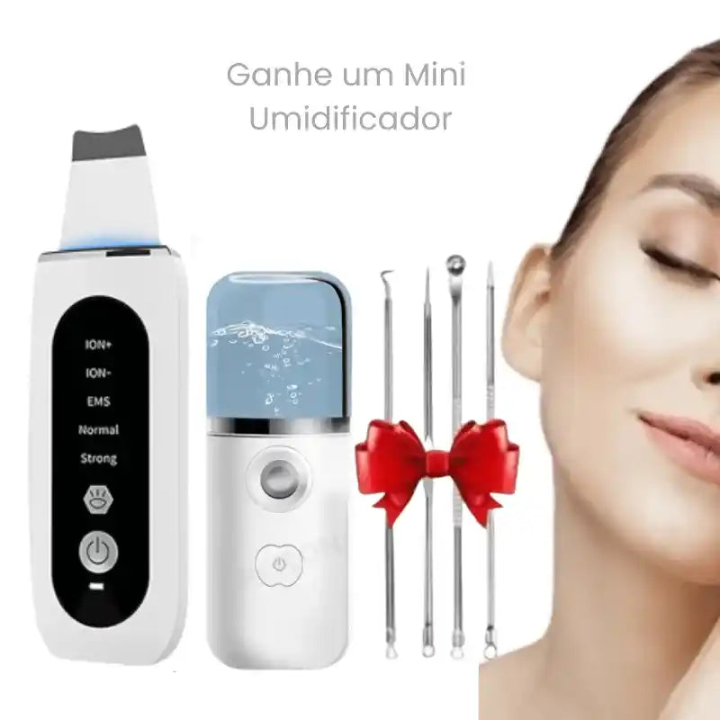 Limpeza Facial Profunda Ultrassônico 5em1