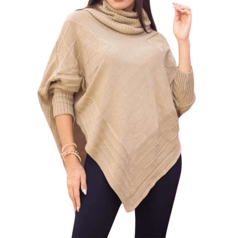 Blusa Feminina de Frio Gola Alta Tricô Califórnia