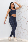 Conjunto Legging Víes Repuxado