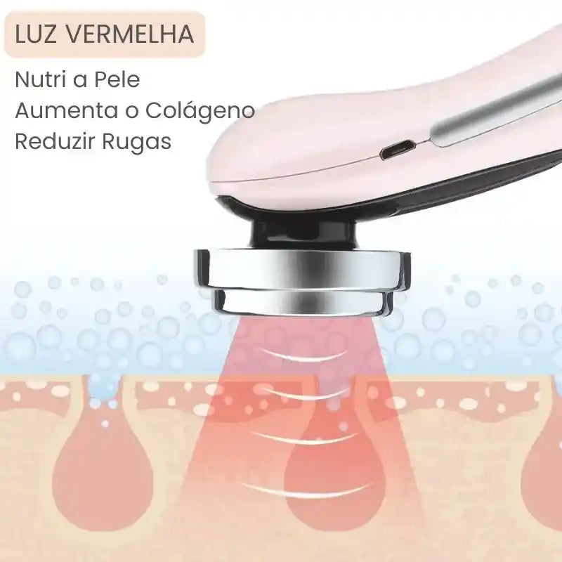 Massageador Facial Rejuvenescimento e Antienvelhecimento