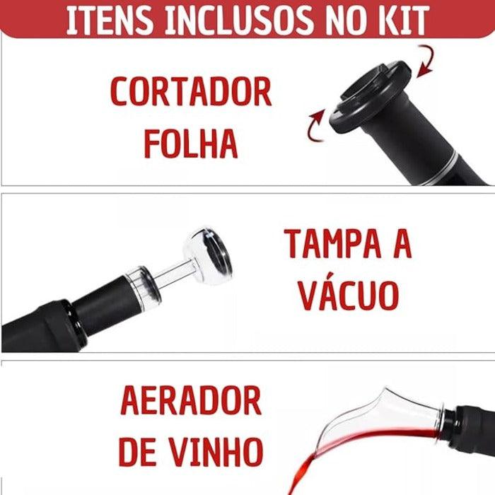 Super Abridor Automático de Vinhos EasyWine - shopexclusiva